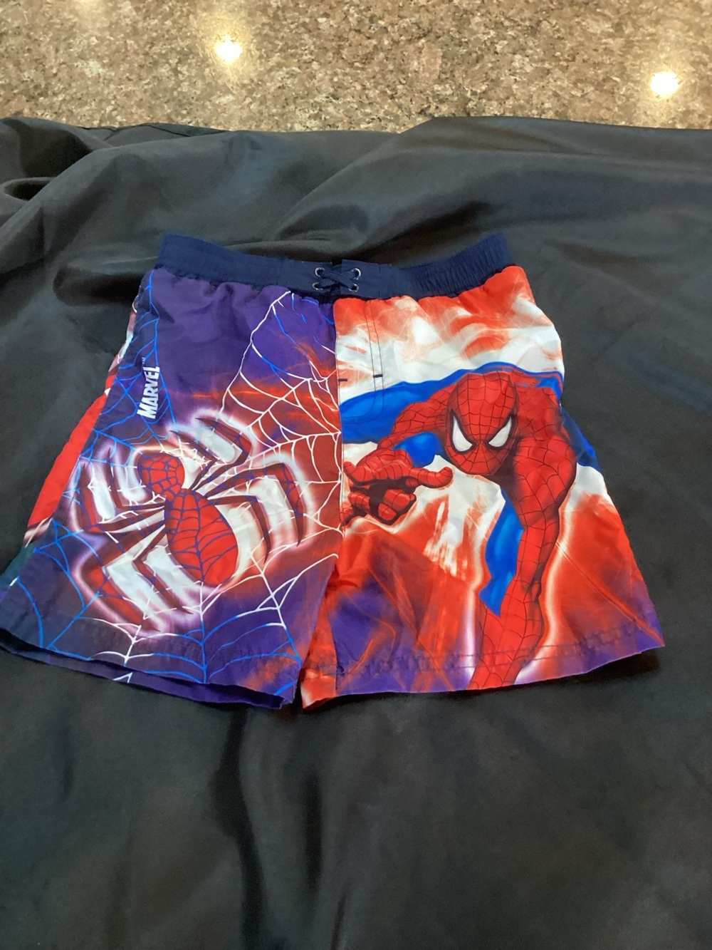Marvel Spider-Man ,Red, Blue & Purple Kids Shorts,Boys Size 5T